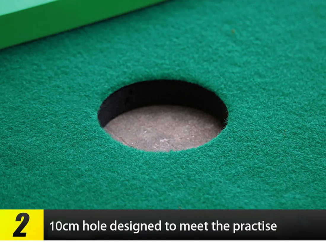 3M Golf Putting Mat Practice Training Indoor Outdoor Portable Slope Balls Soft Fleece Surface