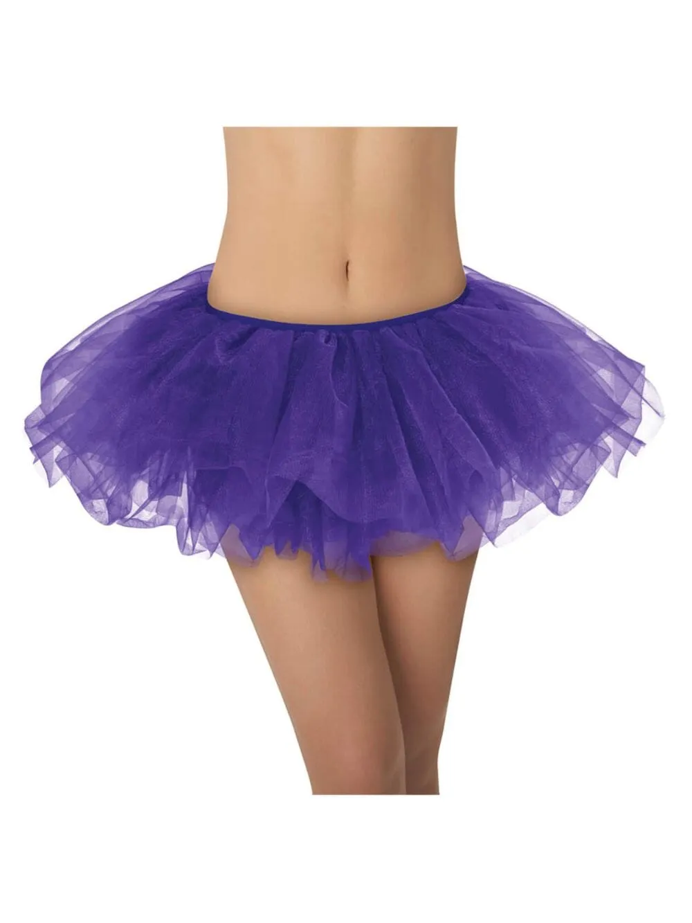 Adult Size Women's 5 Layer Tutu Skirt for Running, Dress-Up, Dance, Costumes