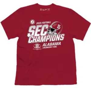 Alabama Crimson Tide 2015 Football SEC Conference Champions Locker Room T-Shirt