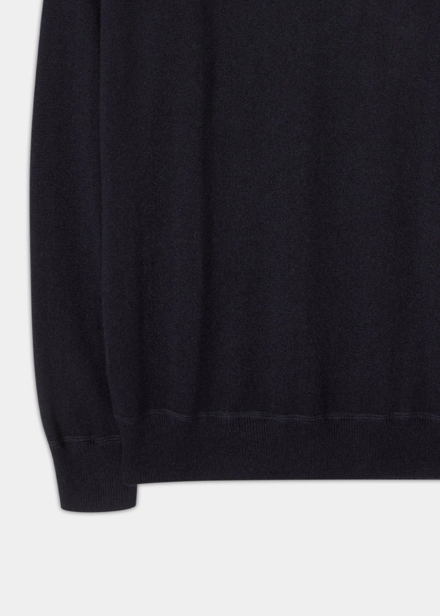 Assington Cashmere Dark Navy Sweatshirt - Regular Fit