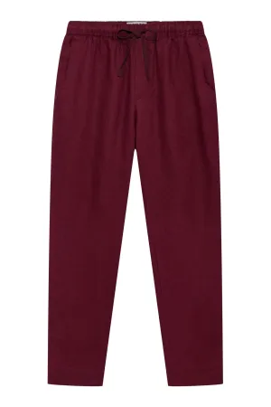 August Linen Trouser Berry