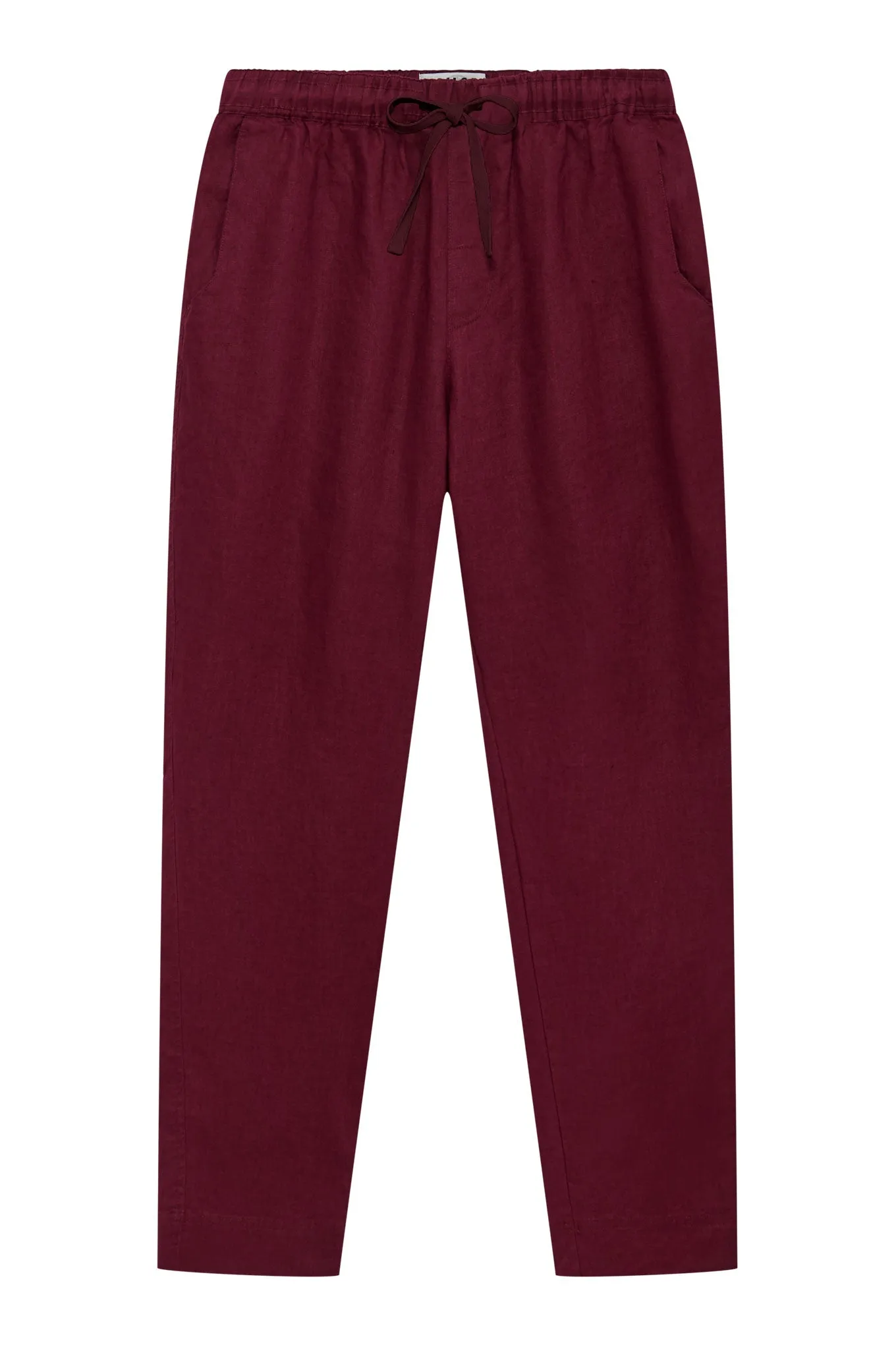 August Linen Trouser Berry