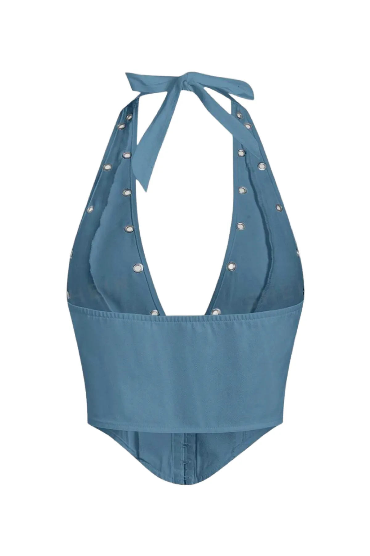 Averi Halter Top (Teal Blue)