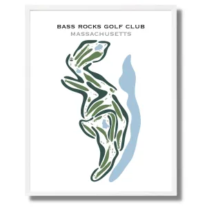 Bass Rocks Golf Club, Massachusetts - Printed Golf Courses