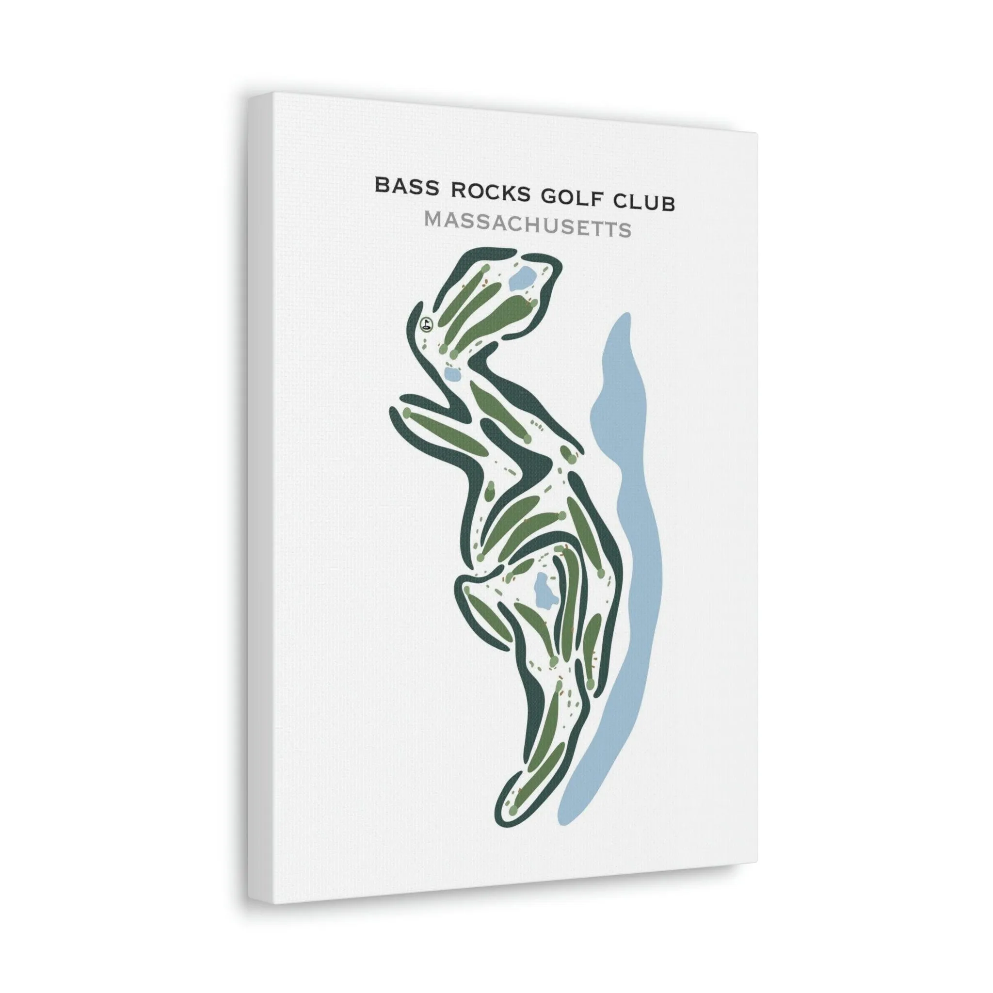 Bass Rocks Golf Club, Massachusetts - Printed Golf Courses