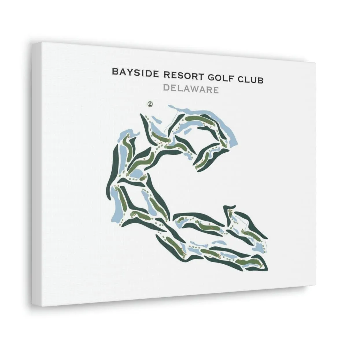 Bayside Golf, Nebraska - Printed Golf Courses