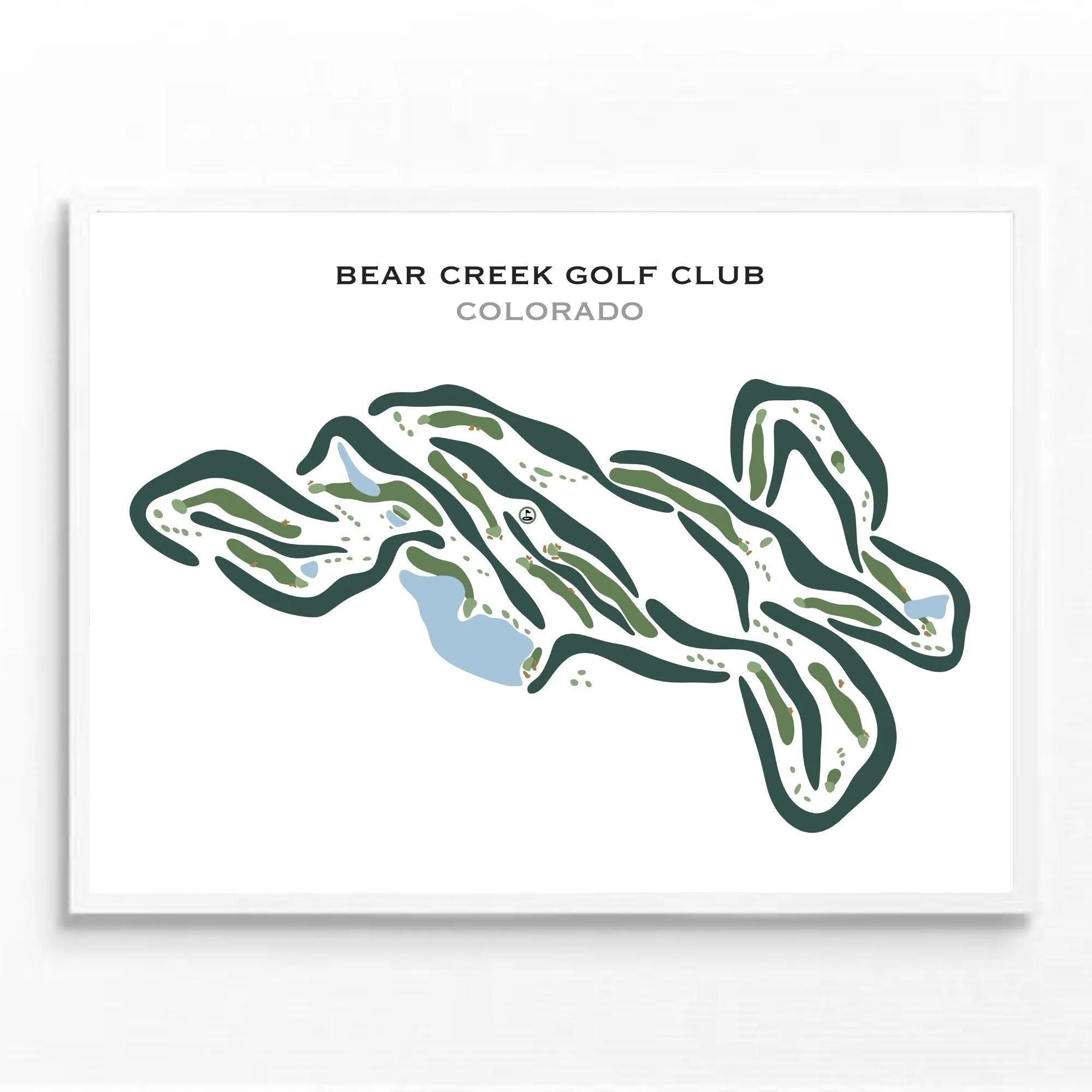 Bear Creek Golf Club, Colorado - Printed Golf Courses