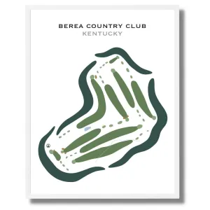 Berea Country Club, Kentucky - Printed Golf Courses