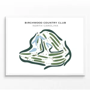 Birchwood Country Club, North Carolina - Printed Golf Courses