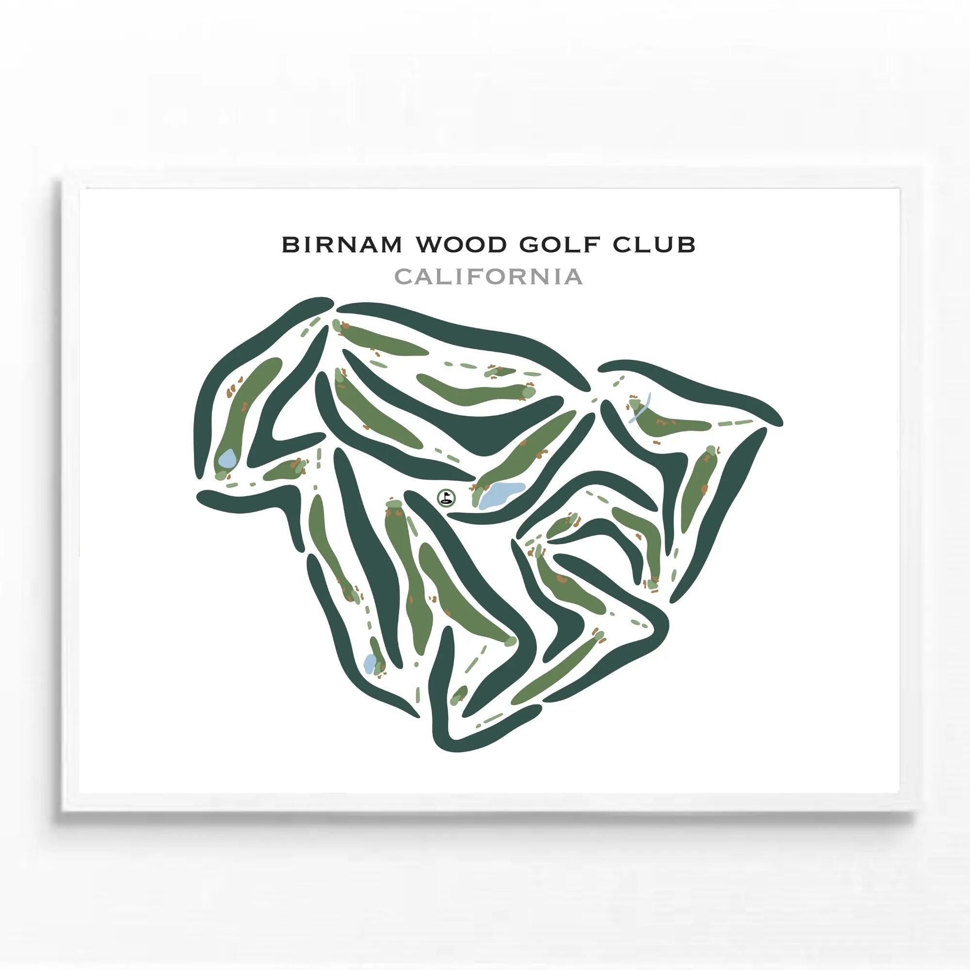 Birnam Wood Golf Club, California - Printed Golf Courses