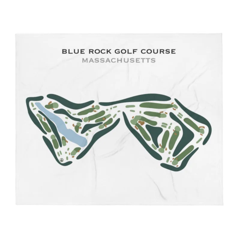 Blue Rock Golf Course, Massachusetts - Printed Golf Course