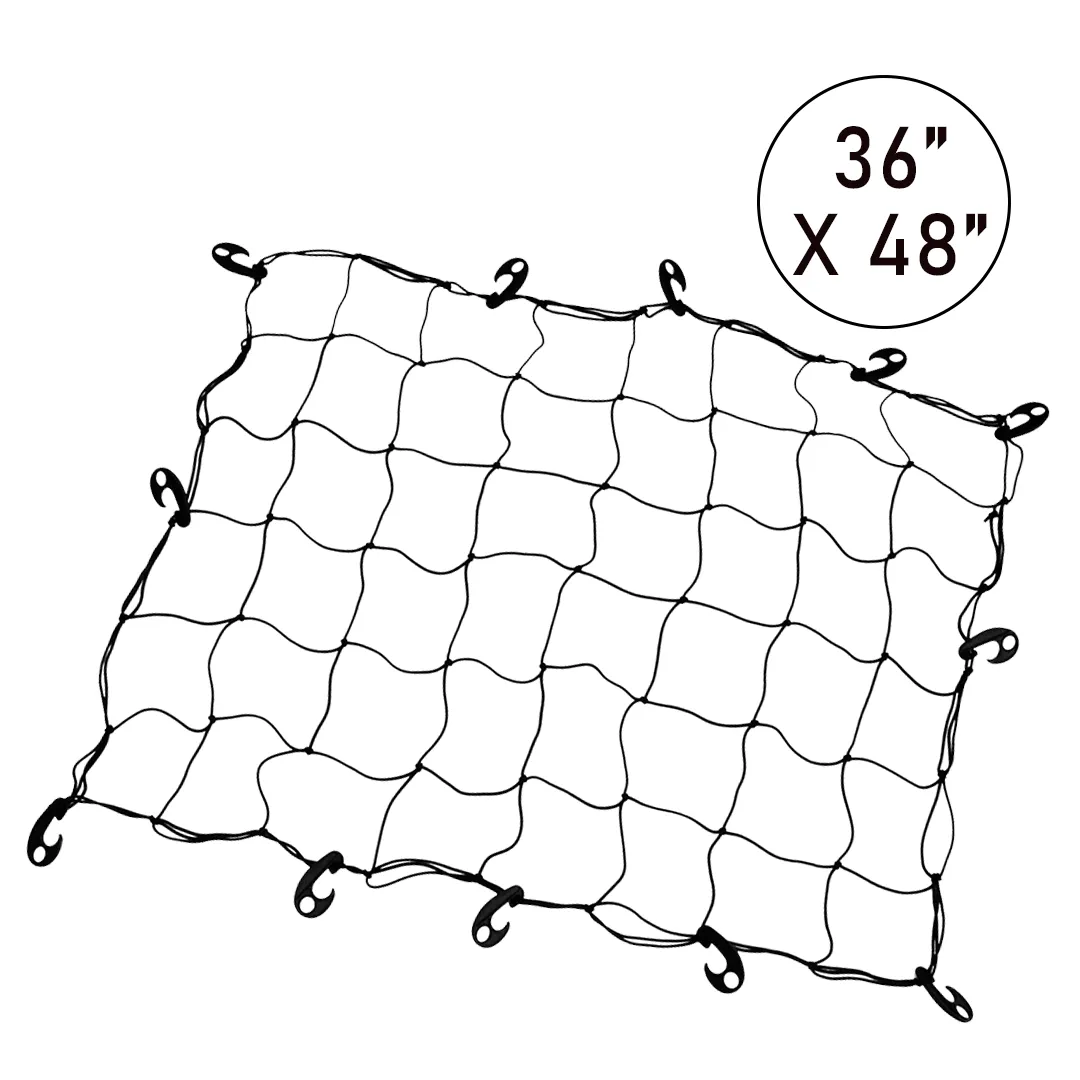 Boxer MegaFlex Cargo Net: 3' x 4' with 12 Movable Hooks