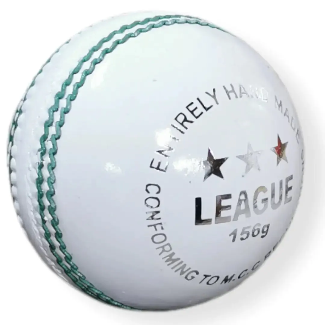 Bratla League Cricket Ball Leather Hard Ball Hand Stitched Senior