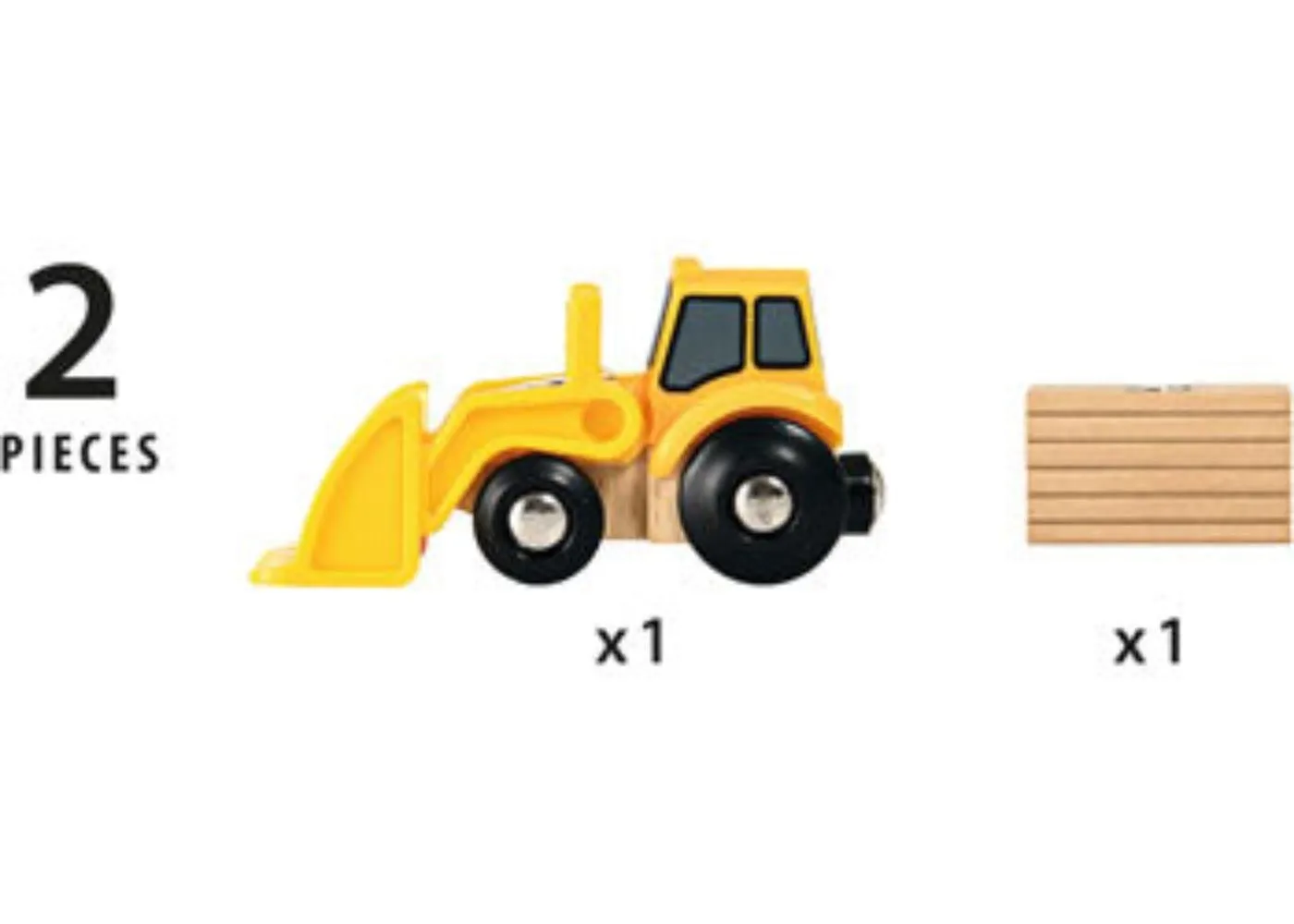 BRIO Vehicle - Loader, 2 pieces