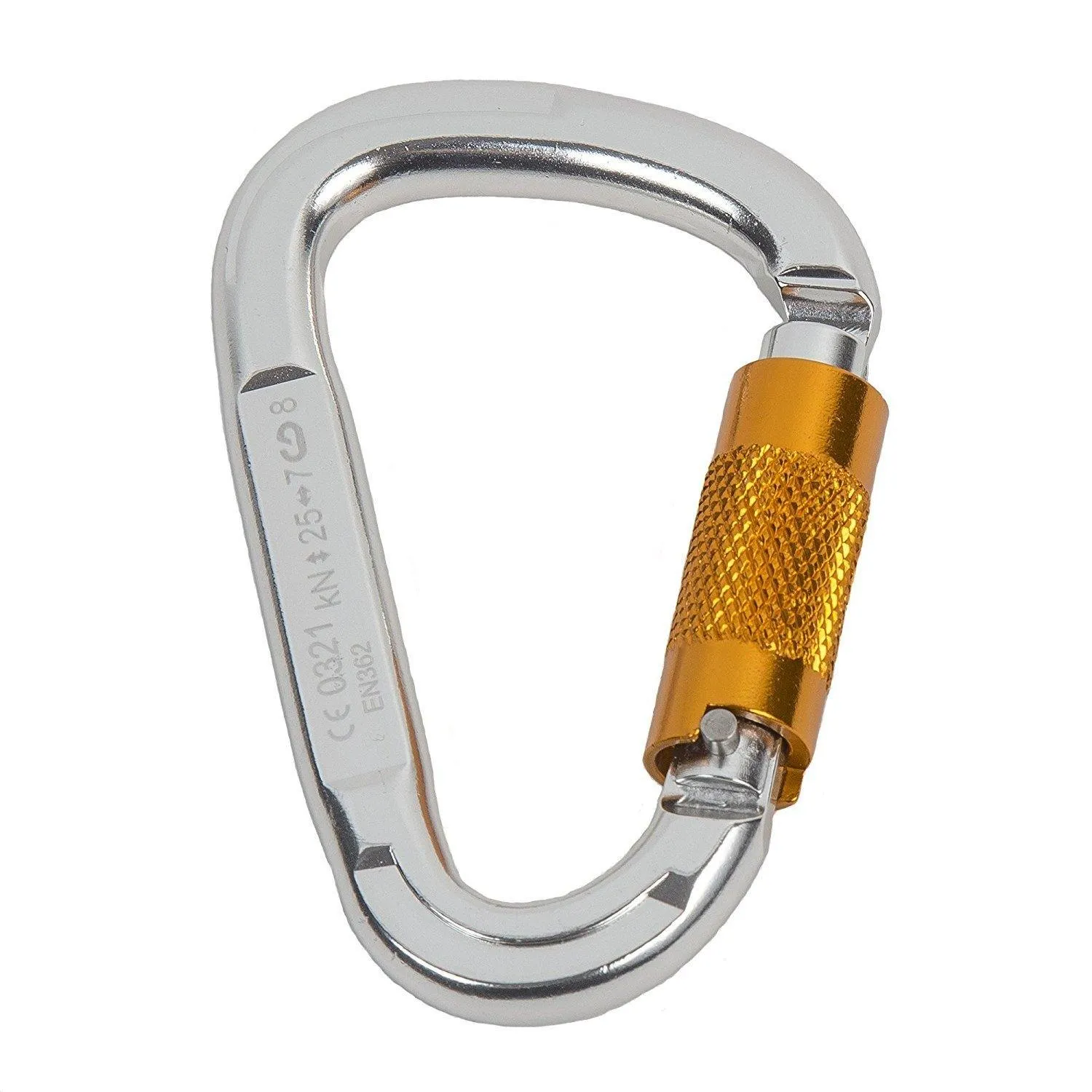 Carabiner Clip Aluminium Wiregate Heavy Duty Durable D-Ring Hooks