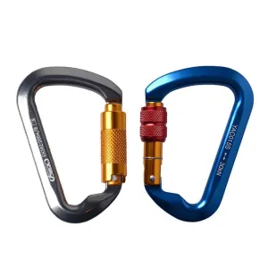 Carabiner Clip Aluminium Wiregate Heavy Duty Durable D-Ring Hooks