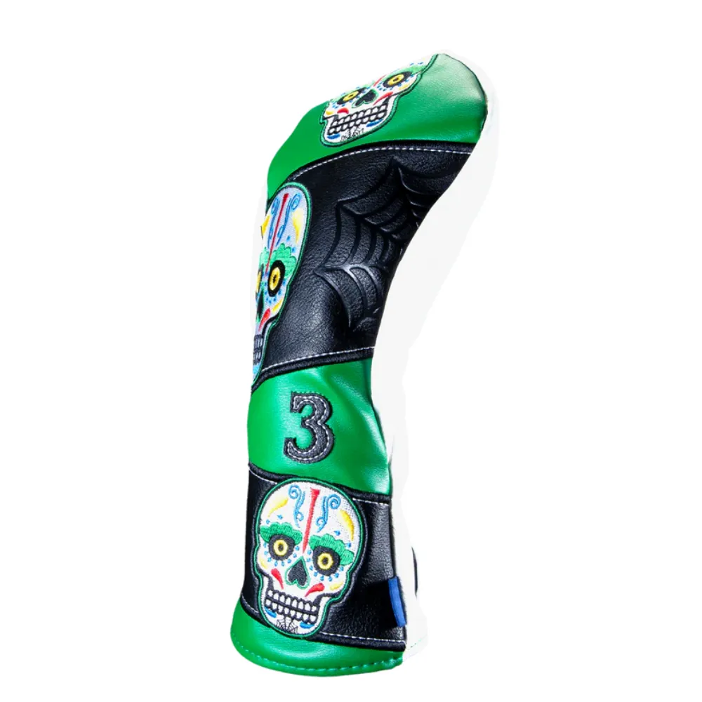 CMC Design Sugar Skull Web 3 Wood Headcover