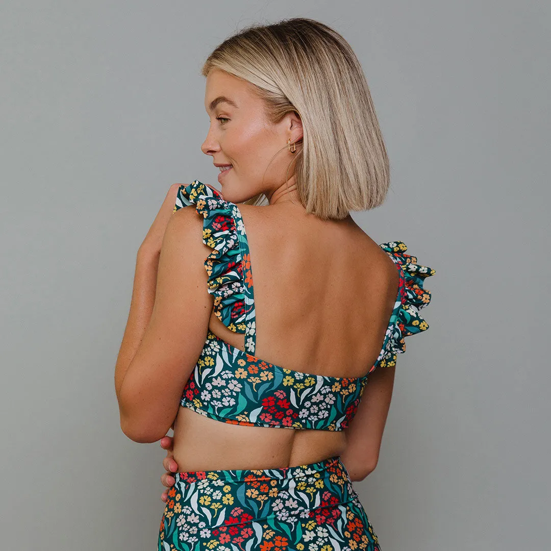 Costa Floral Bella Crop Top