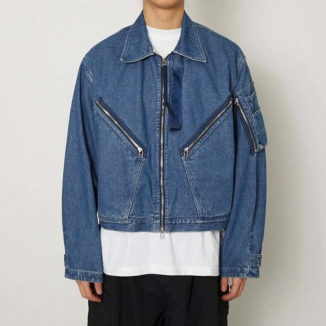 Deadstock Denim Flight Jacket