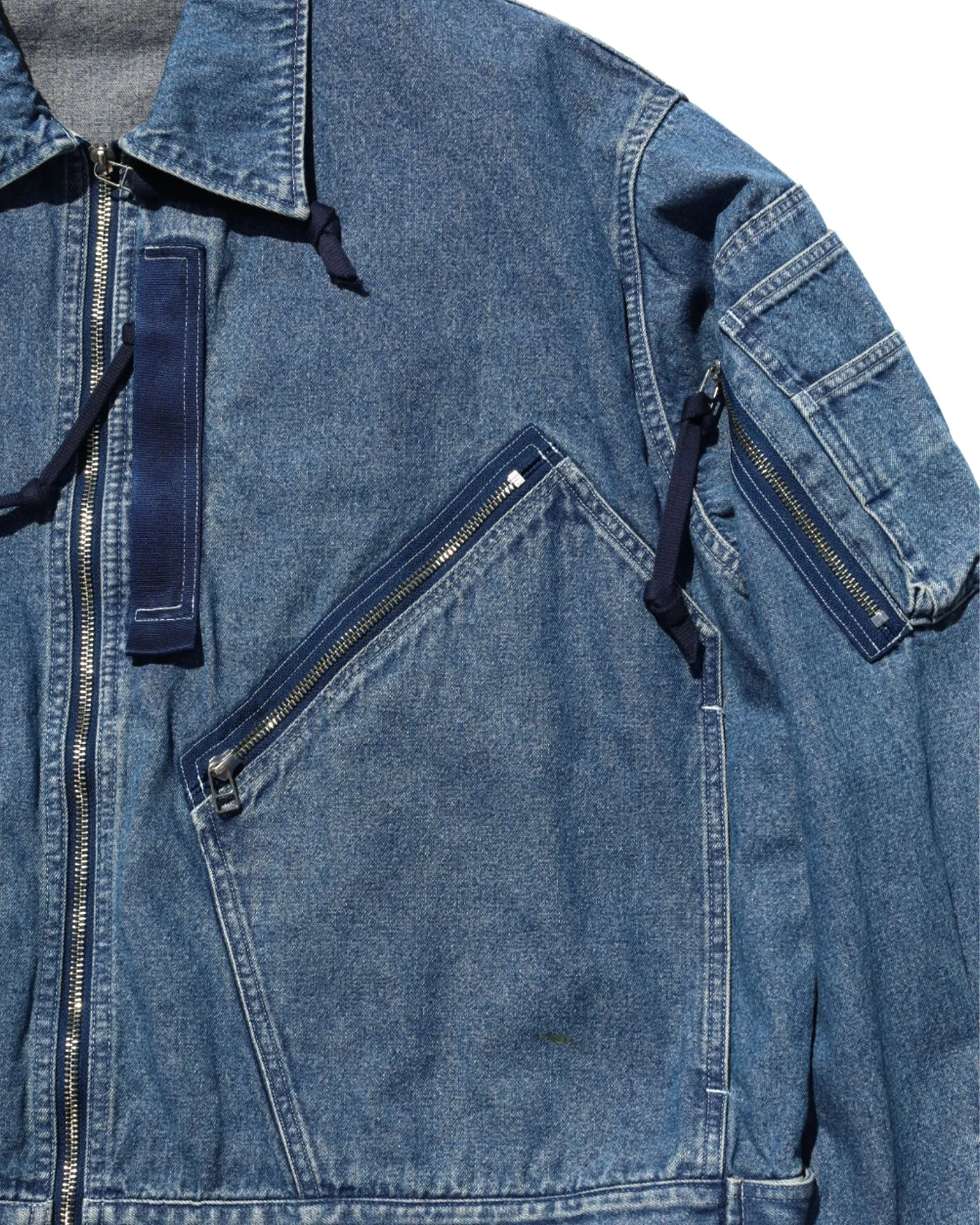 Deadstock Denim Flight Jacket