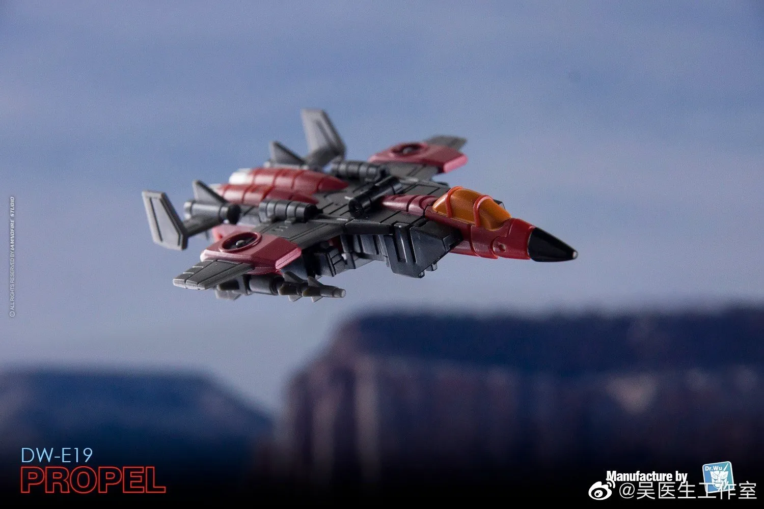 Dr.Wu & Mechanic Studio Extreme Warfare 4 Sets DW-E19 Profel / E20 Elegy / E21 Space / E22 Turbo (Thrust / Dirge / Cosmos / Ramjet) fit to Earthrise Titan Class 2 in 1 set 4.5cm