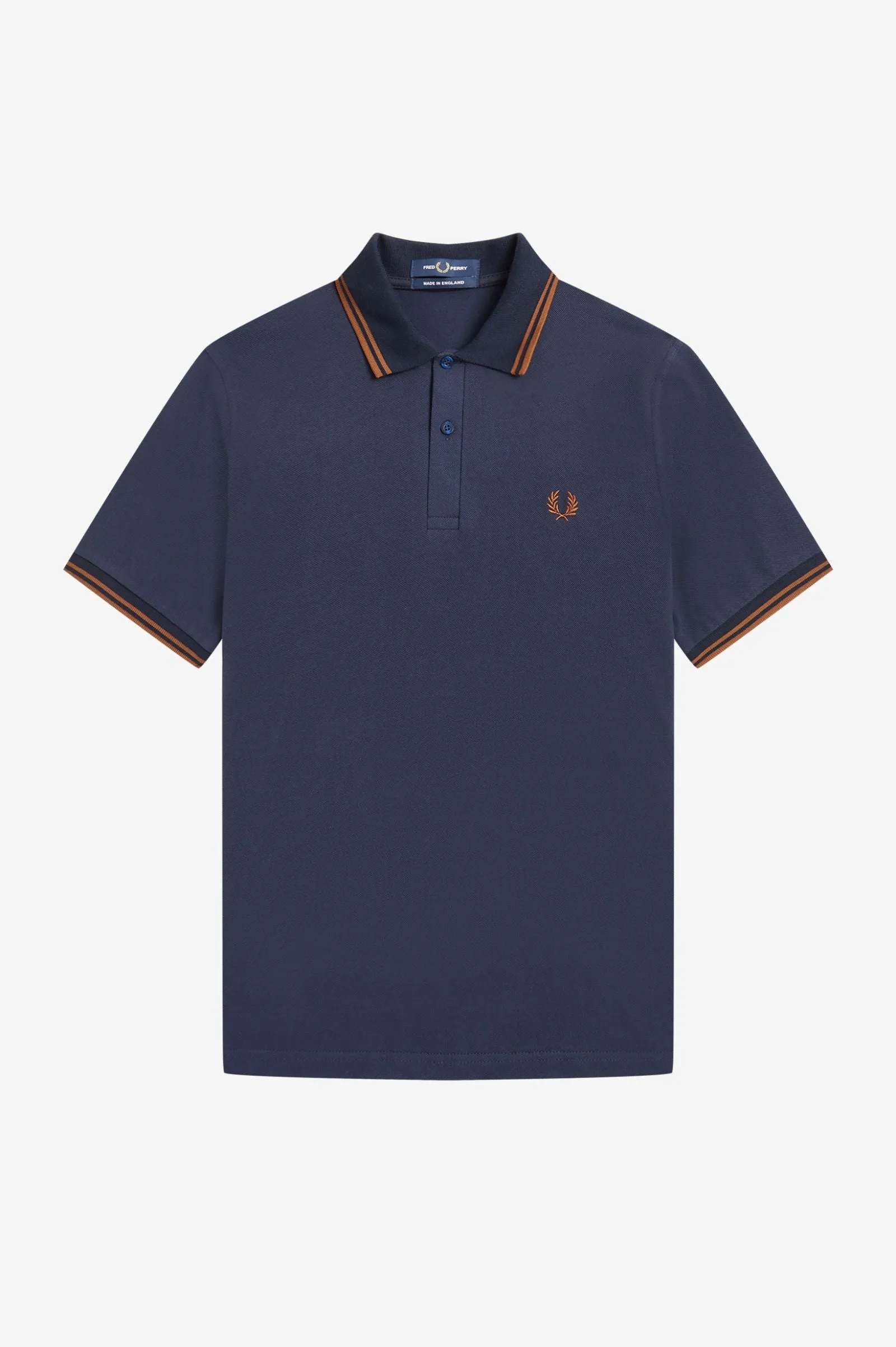 Fred Perry Polo Navy / Nut Flake / Nut Flake