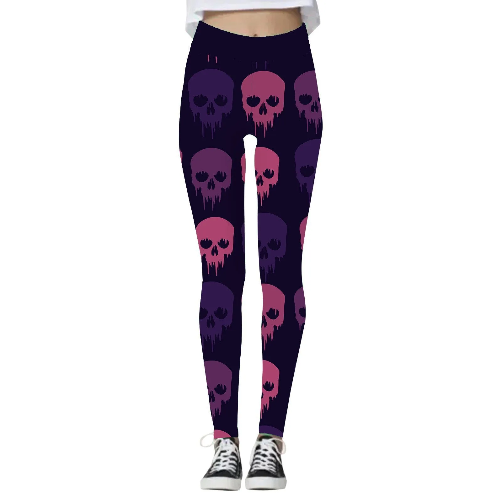 Halloween Inspired Women's Yoga Skull Pants *5 Styles