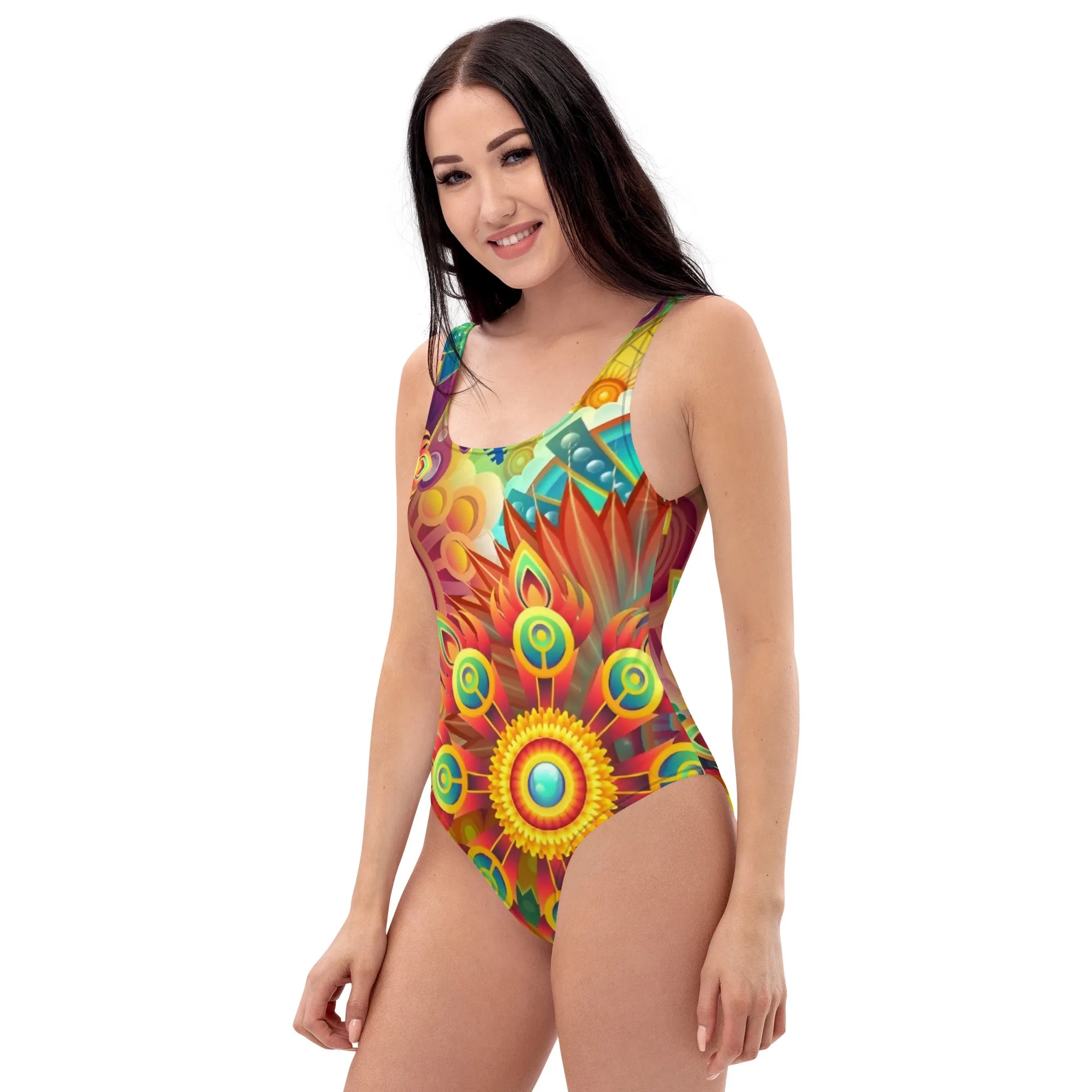 Hippie vibe One-Piece Swimsuit