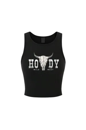 Howdy Tank Top (Black)