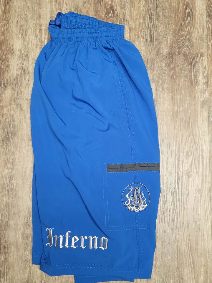 Inferno 4-Way Royal Microfiber Shorts