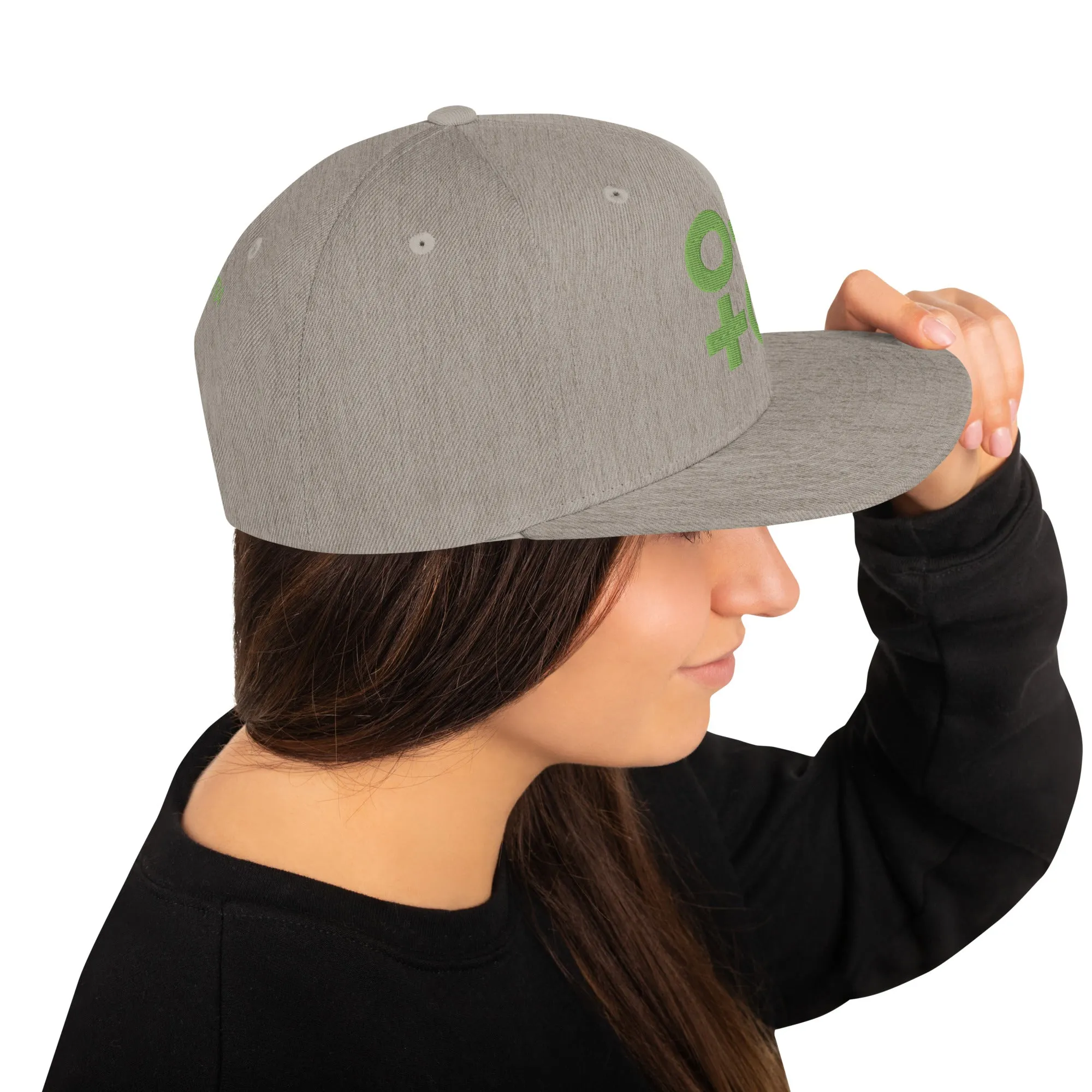 Kiwi Green Otto Women's and Men's Snapback Hat