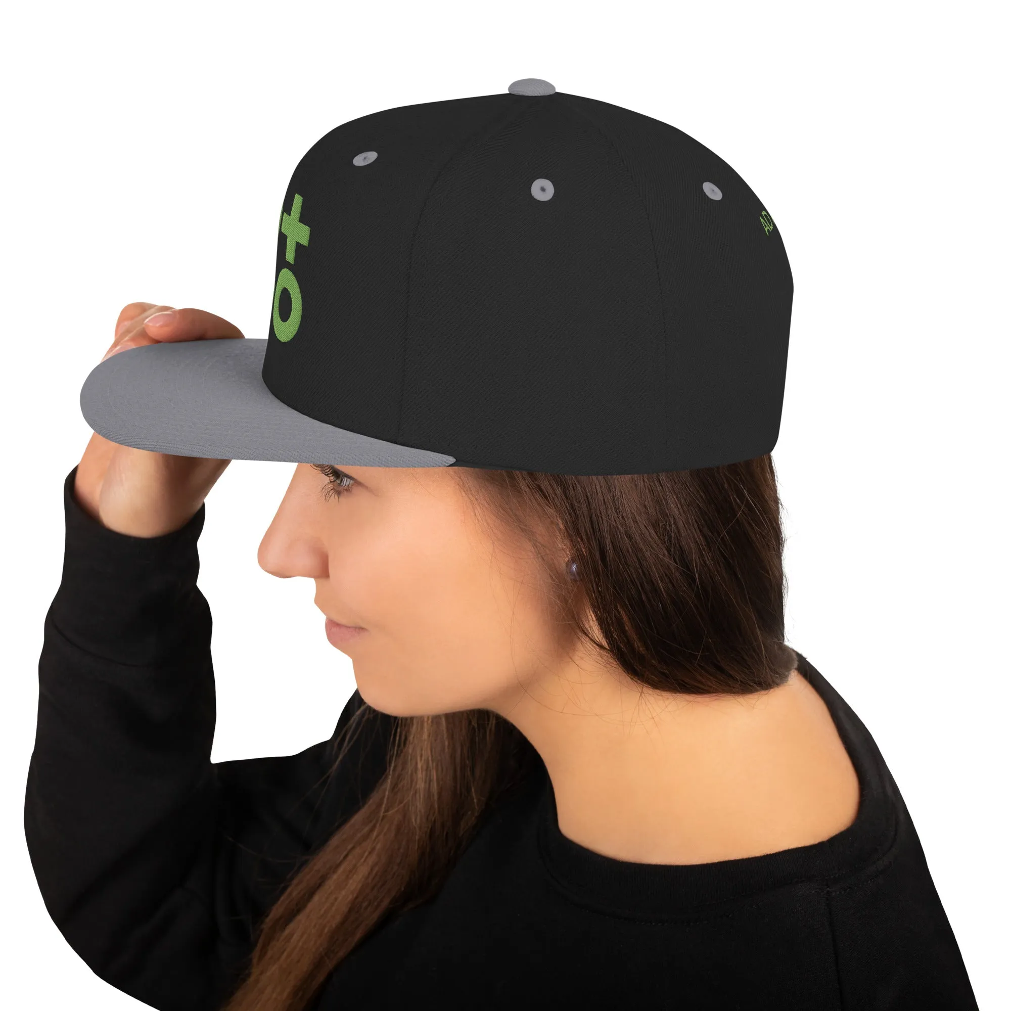 Kiwi Green Otto Women's and Men's Snapback Hat