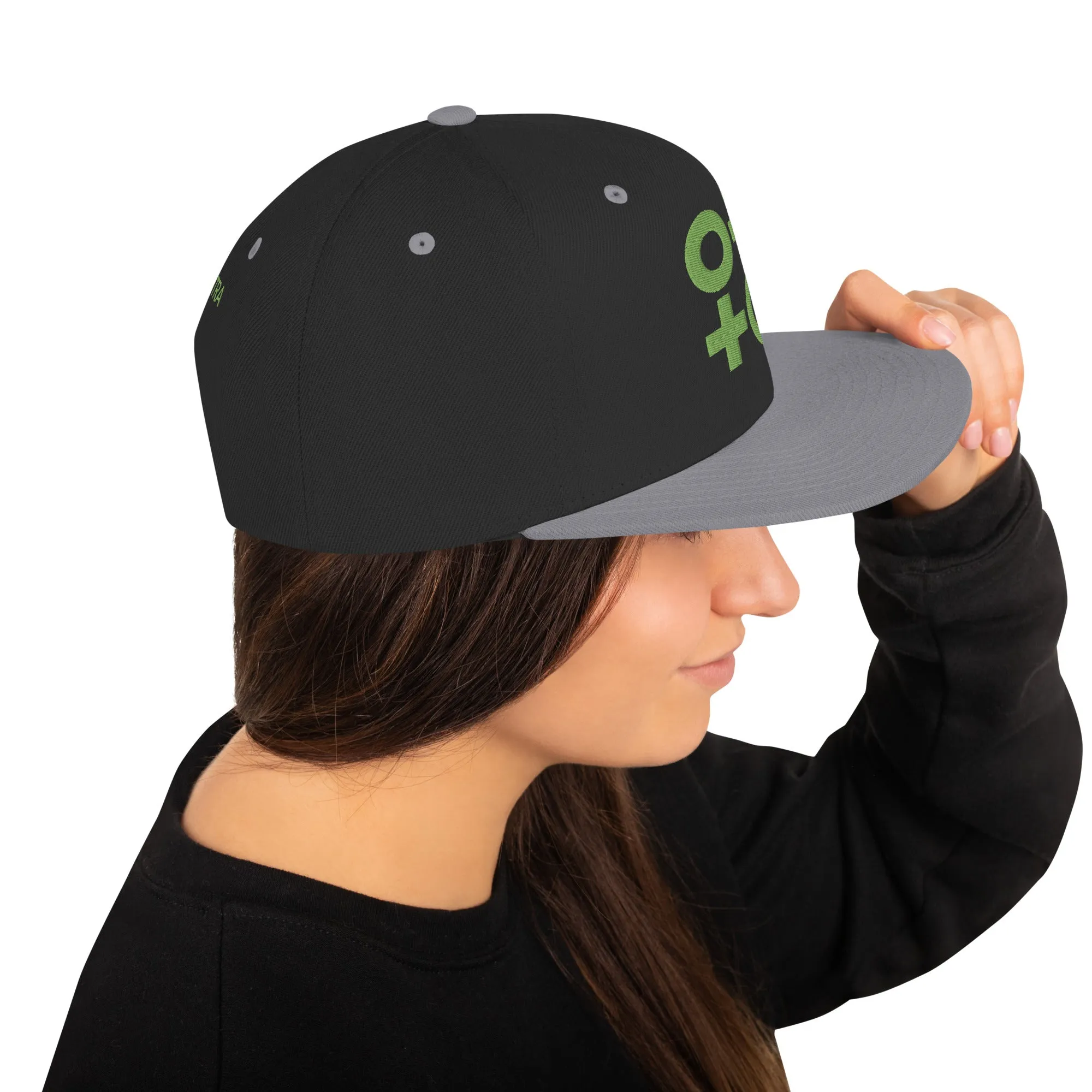 Kiwi Green Otto Women's and Men's Snapback Hat