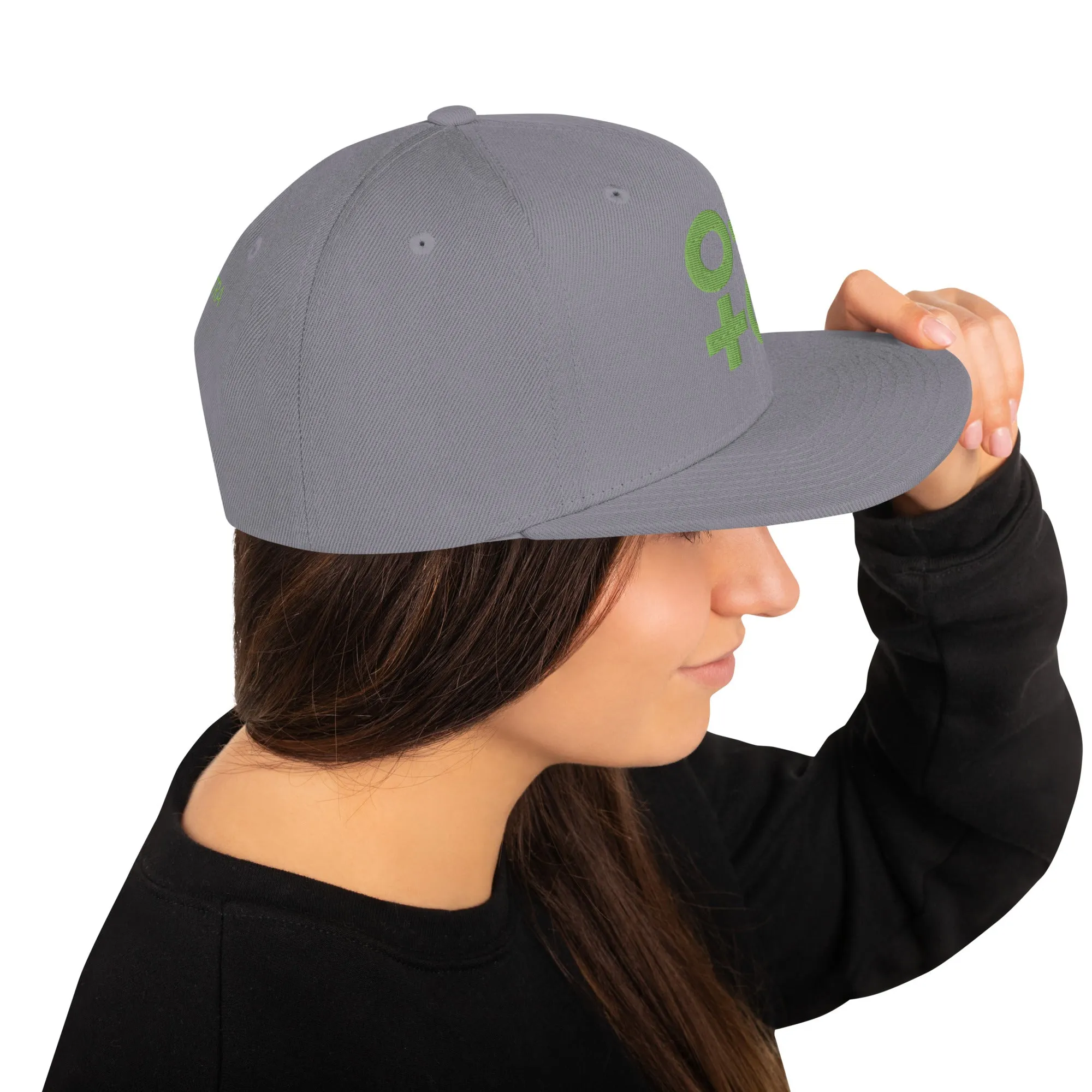 Kiwi Green Otto Women's and Men's Snapback Hat