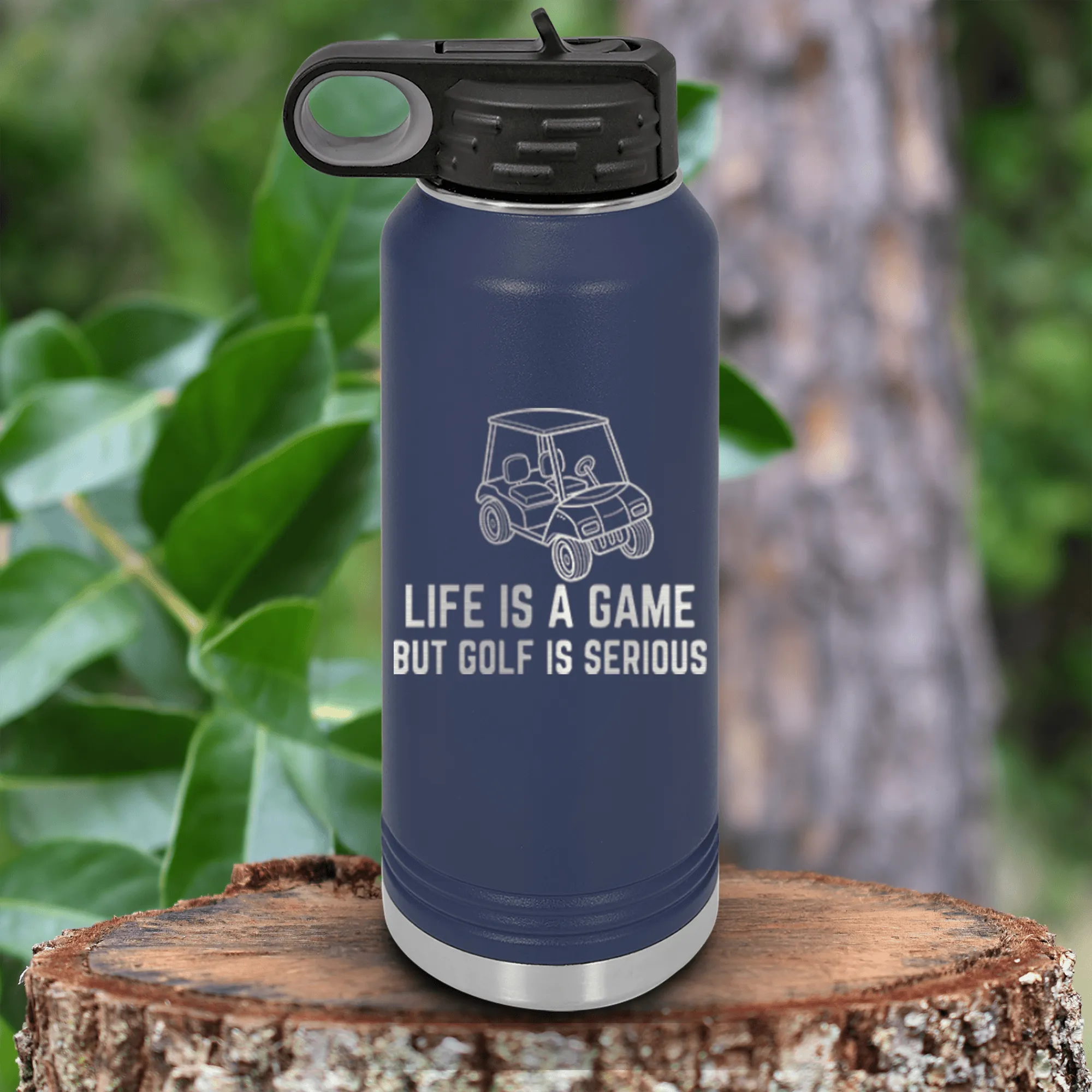 Life Is A Game Water Bottle