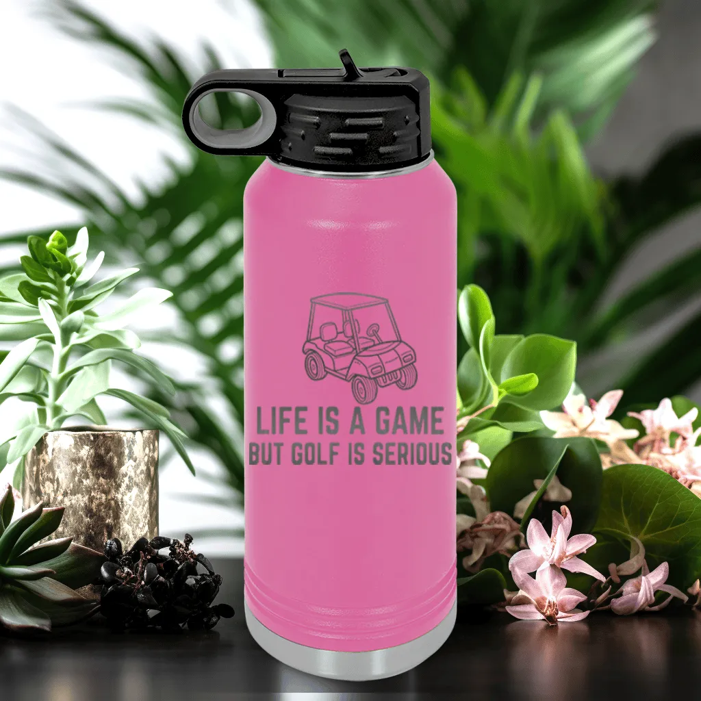 Life Is A Game Water Bottle