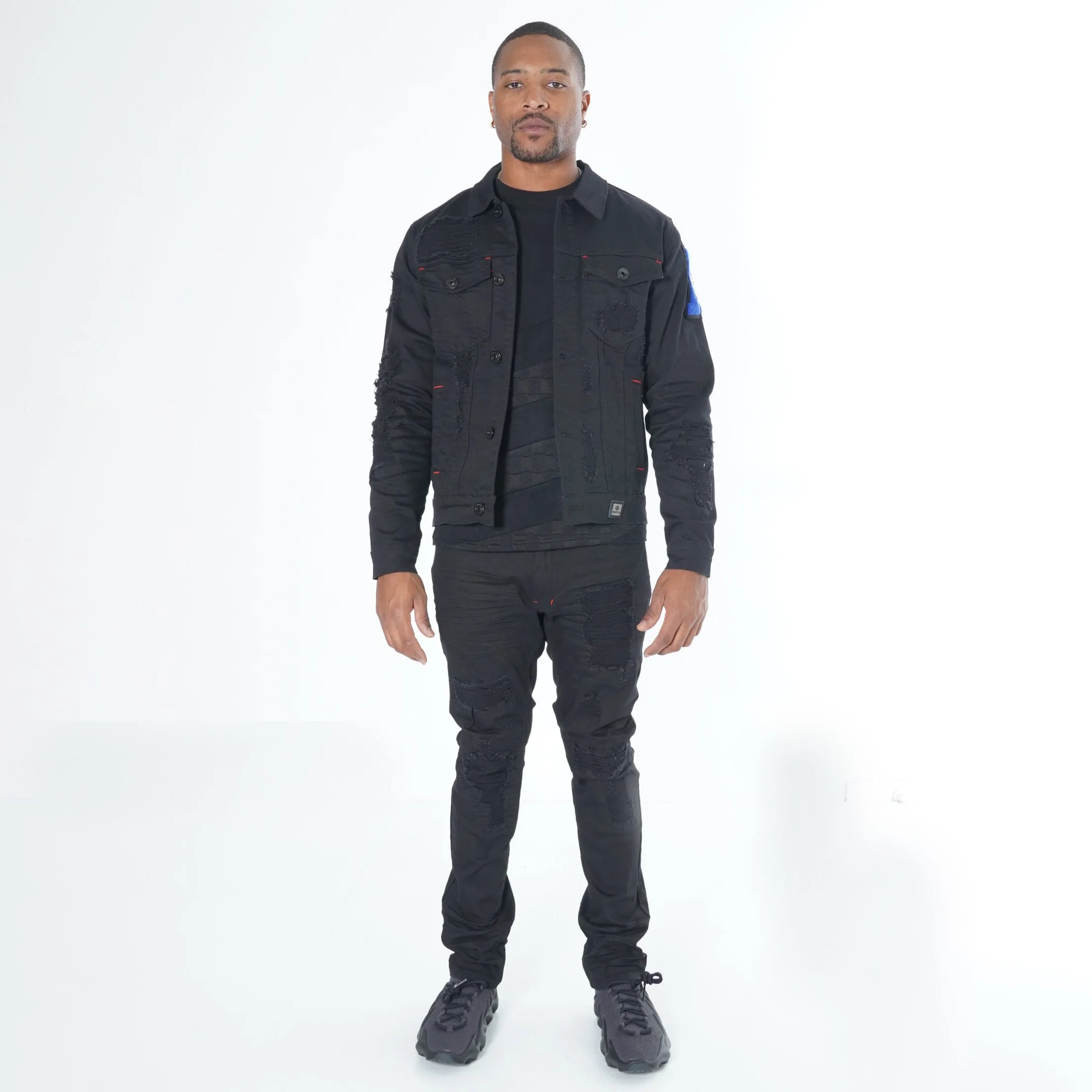 M1090 Leaders Denim Jacket - Black