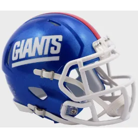 NEW YORK GIANTS THROWBACK COLOR RUSH SPEED MINI HELMET