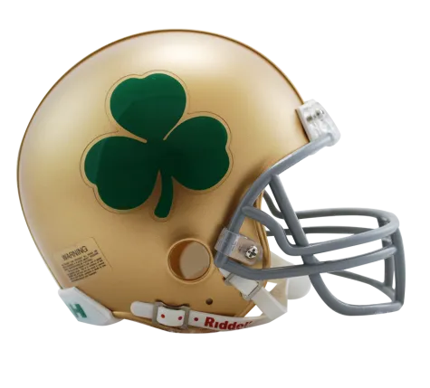 Notre Dame Shamrock Riddell Mini Helmet