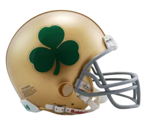 Notre Dame Shamrock Riddell Mini Helmet