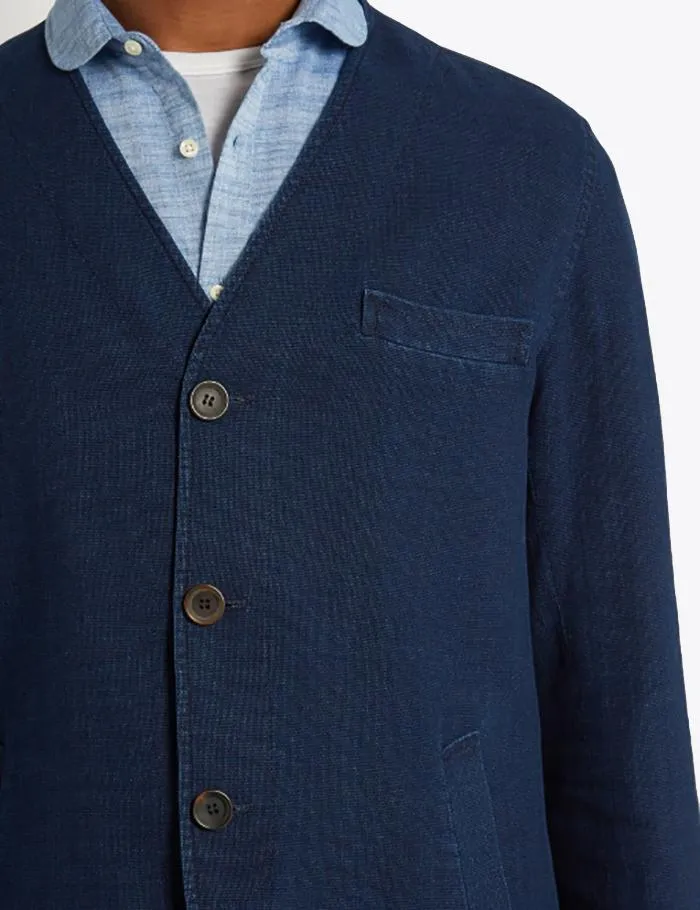 Oliver Spencer Tom's Jacket - Indigo Blue