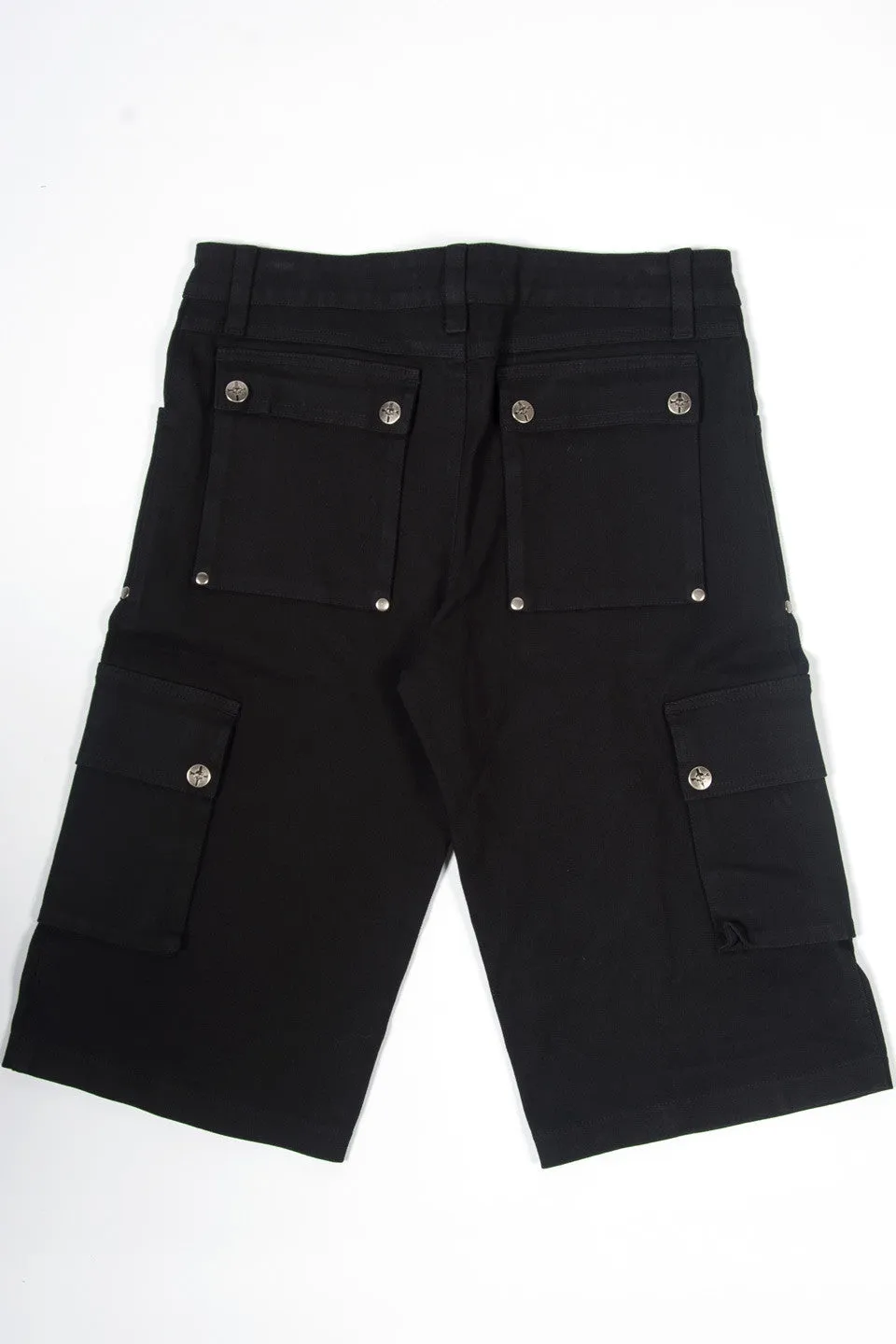 Vintage Black Cargo Shorts