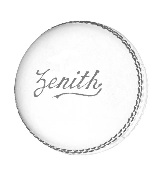 Zenith 142g White Cricket Ball